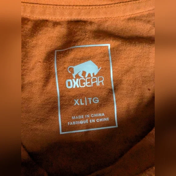 Graphic T-Shirt " Working Hard, Never Hardly Working". Orange. XL - Picture 6 of 7